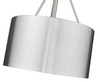 Twizzle Three Light Polished & Brushed Nickel Pendant by Mirage Lighting