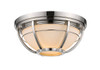 A photo of the Marine 2-Light Flush Mount By Mirage Lighting