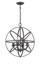 Byron 4-Light Statement Globe Chandlier By Mirage Lighting