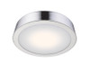 L7118 LED flush mount in polished nickel finish