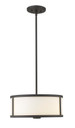 A photo of the Panderio 3-Light Pendant 15" By Mirage Lighting