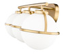 Orbit 3-Light Vanity Oxidized Gold By Mirage Lighting