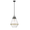 Harper 1-Light Pendant Black By Mirage Lighting