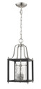 Delilah 3-Light Small Two Toned Pendant By Mirage Lighting