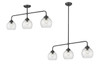 Walden 3-Light Titanium Dark Linear Pendant By Mirage Lighting