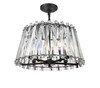 Chrissy 5-Light Crystal Dual Mount Pendant By Modition