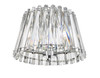 Chrissy 3-Light Chrome Crystal Flush Mount By Modition