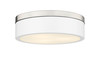 Piston  3-Light Two Toned Flush Mount By Modition Lighting