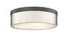 Piston 3-Light  Two Toned Flush Mount By Modition Lighting