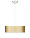 Piston 3-Light Pendant Oxidized Aged Gold & Polished Nickel Spanish Alabaster Stone Diffuser By Modition