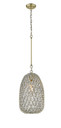 A photo of the Hawk 1-Light Mini Pendant By Mirage Lighting