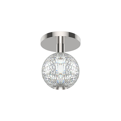 Marni LED Flush Mount Polished Nickel by Alora Lighting | The Lighting ...