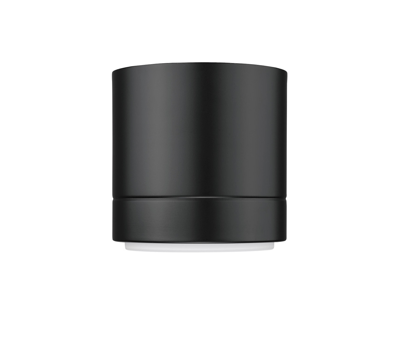 Crescent 6" 5CCT LED Flush Mount w/Replaceable LED Module Frosted Glass by Modition Lighting