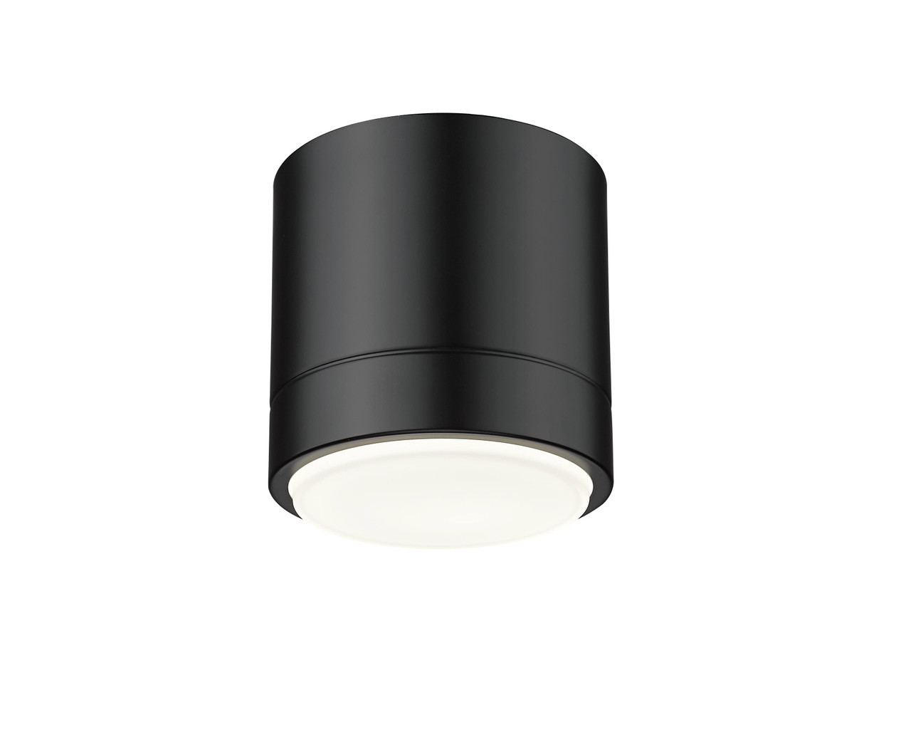 Crescent 6" 5CCT LED Flush Mount w/Replaceable LED Module Frosted Glass by Modition Lighting