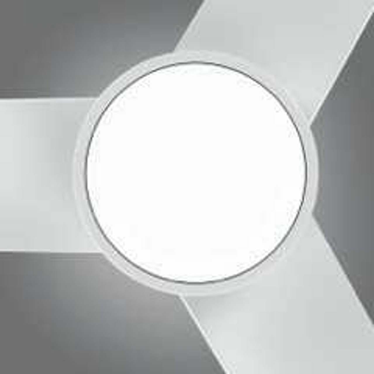 White Versa 55" Smart Ceiling Fan with Alabaster Lens By Mirage Lighting Fans