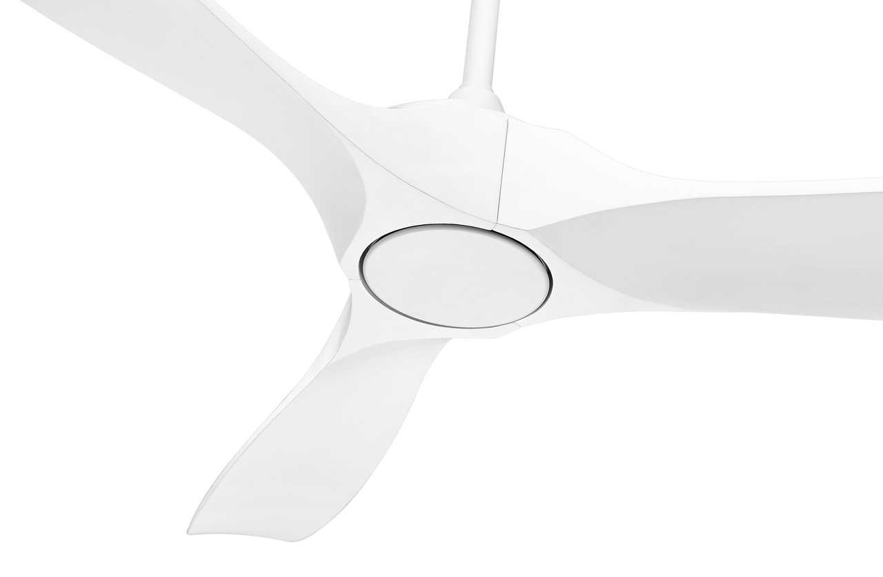 Woodern 60" Matte White Smart Ceiling Fan By Mirage Fans