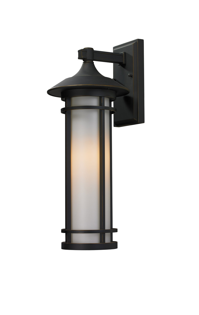 A photo of the Brunswick Oil Rubbed Bronze Outdoor Wall Mount By Mirage Lighting