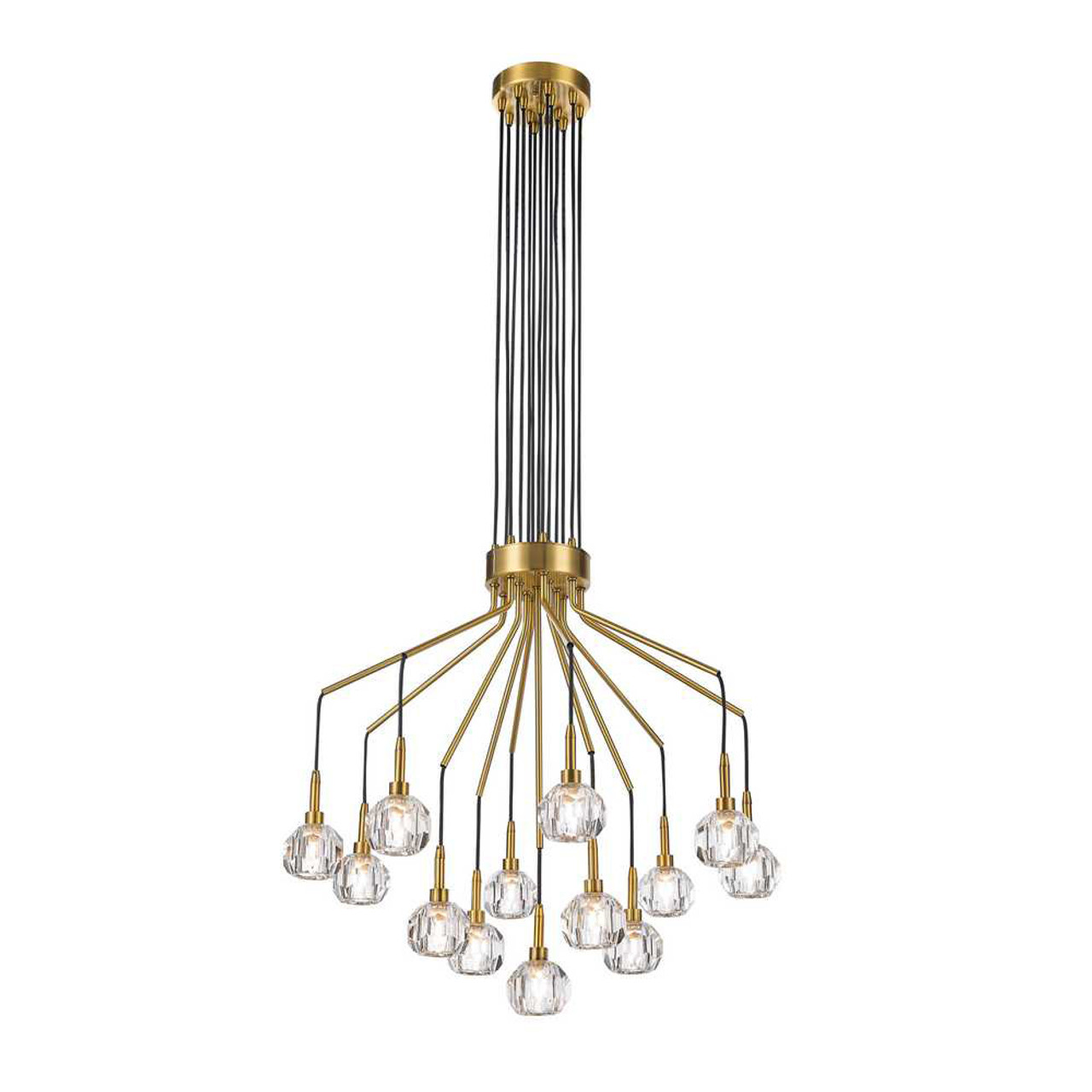 Sole 10-Light Chandelier By StarFire Crystal