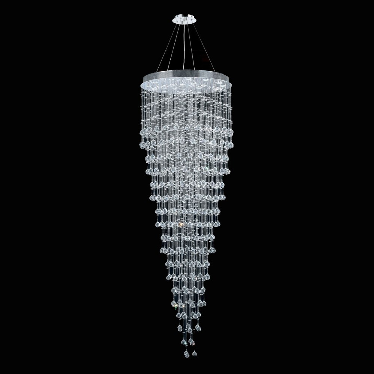 16 light crystal chandelier