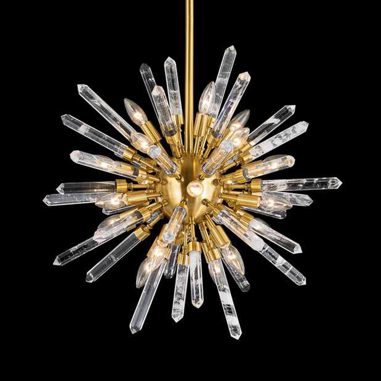 modern rock crystal chandelier