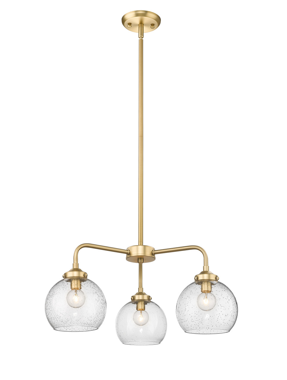 Walden 3-Light Oxidized Gold Dual Mount Chandelier By Mirage Lighting