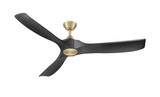 Woodern 60" Matte Black Smart Ceiling Fan By Mirage Fans