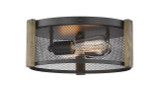 3-Light Multi-Finish Flush Mount by Mirage Lighting Lighting
