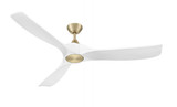 Copy of Woodern 60" Matte White with Gold Accents Smart Ceiling Fan By Mirage Fans