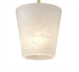 A6696-1MP, Madrid 1-Light Hand Carved Alabaster Pendant By Modition Lighting