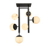 Amelia A6731F-6 Chameleon  Alabaster Chandelier by Modition