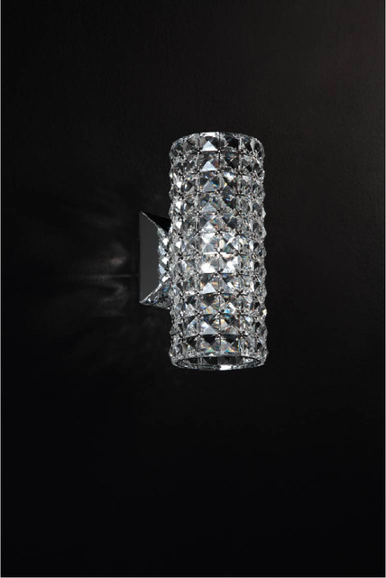 A photo of the Glitzy Long Wall Sconce By Mirage Lighting