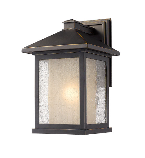 A photo of the Valeri Oil Rubbed Bronze Large Outdoor Wall Mount By Mirage Lighting