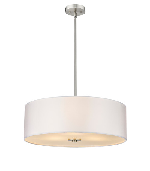 SH1607SS-PW, Vello 3 Light Pendant / Semi Flush Dual Mount  By Mirage Lighting