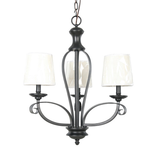 2184-3, Barret 3-Light Chandelier By Mirage Lighting