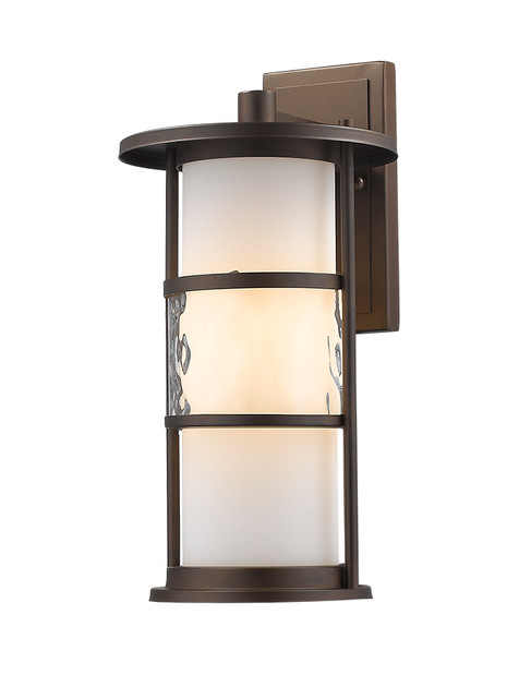 A photo of the Luxe Bronze Outdoor Wall Mount By Mirage Lighting