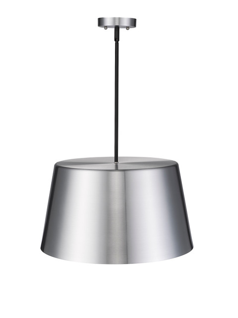 Kaitlin Three-Light Brushed Nickel Pendant by Mirage Lighting