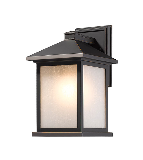 A photo of the Taylor 1-Light Bronze Outdoor Large Wall Mount By Mirage Lighting