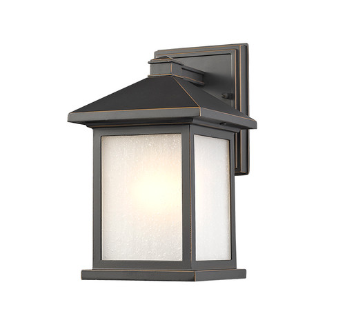 A photo of the Taylor 1-Light Bronze Outdoor Medium Wall Mount By Mirage Lighting