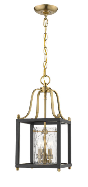 A photo of the Delilah 3-Light Small Pendant By Mirage Lighting