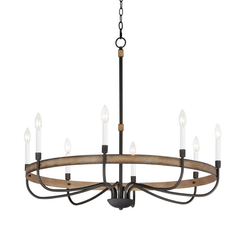 Franklin 8-Light Rustic Chandelier By Maxim Lighting | The