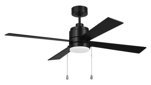 McCoy 52" Indoor LED Ceiling Fan w/Pull Chain Control by Craftmade Fans