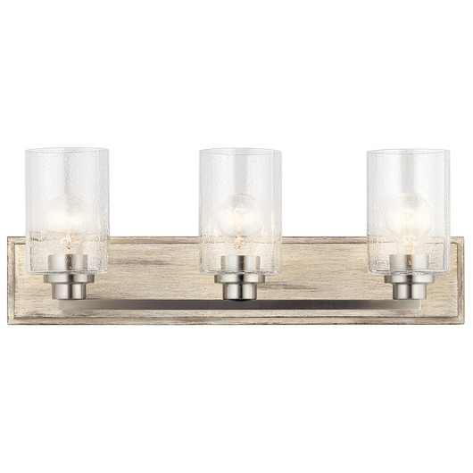 37481, Amity 3-Light 23" Brushed Nickel Vanity Light By Kichler