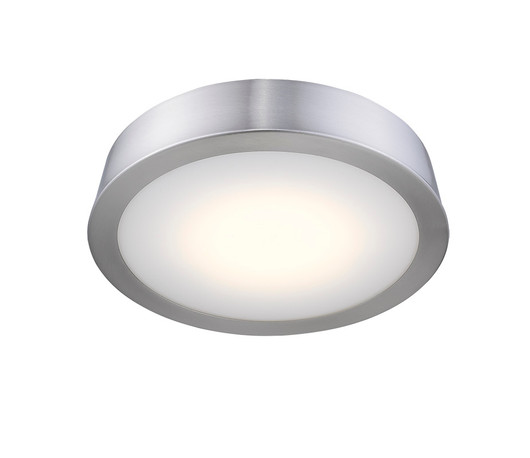L7118 LED flush mount in brushed nickel
