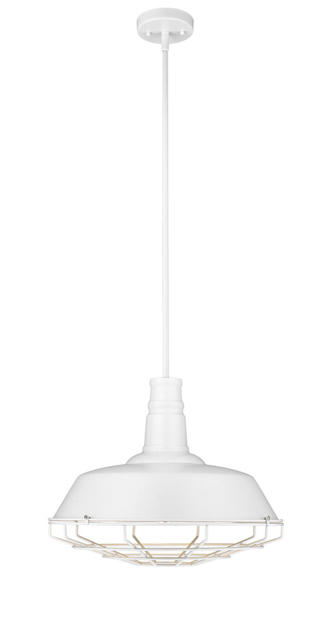 P427-18WHGL(White with Gold In-Shade)
3 Light, Removable Cage, Extendable