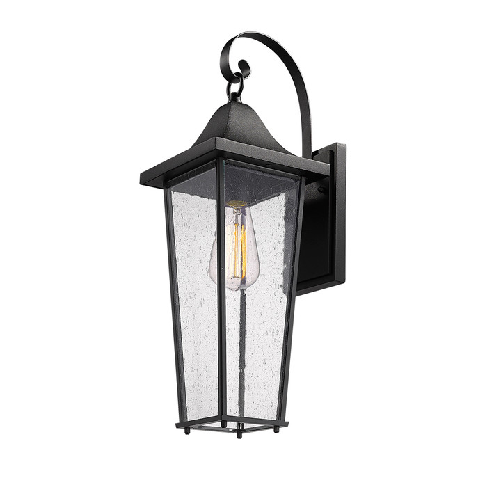 A photo of the Mulan 1-Light Large Outdoor Wall Mount By Mirage Lighting