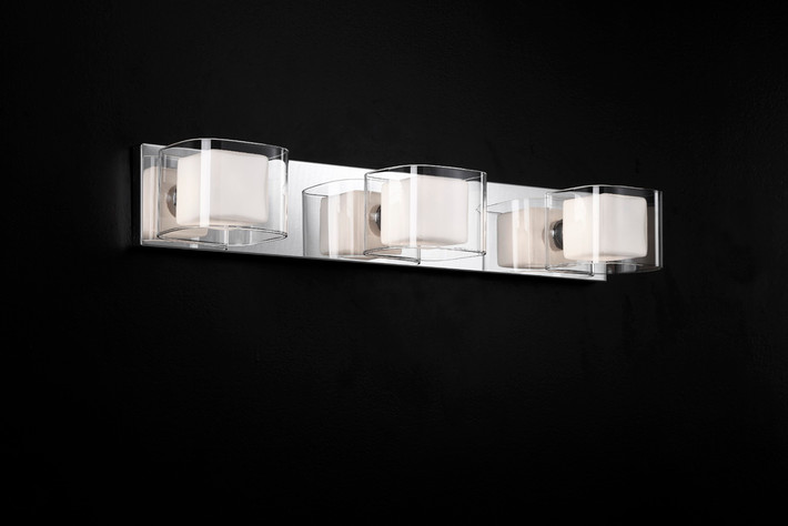 A photo of the Isabelle 3-Light Vanty Light By Mirage Lighting