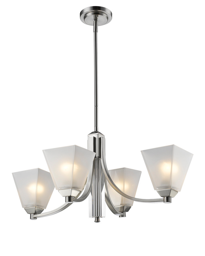 A photo of the Grace 4-Light Chandelier By Mirage Lighting