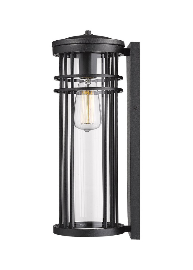 Aluminum outdoor light comes with both frosted glass and clear glass for two looks by Mirage Lighting