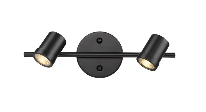 Spot-On Two Light Multi-Finish Black Track by Mirage Lighting