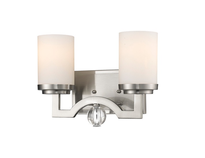 A photo of the Bella 2-Light Vanity Light By Mirage Lighting